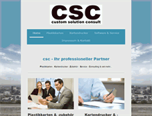 Tablet Screenshot of csc-info.de